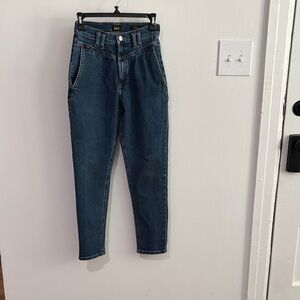 Lee Women's High Rise Dark Blue Jeans